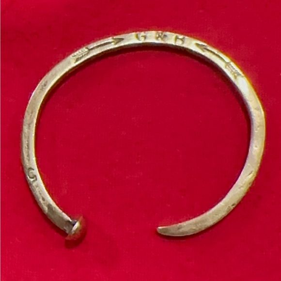 Giles & Brother Railroad Spike Solid Brass Bracelet - Picture 5 of 9